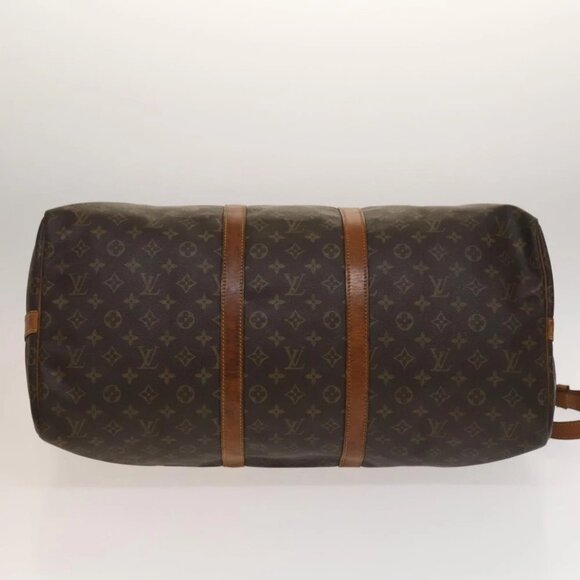 LOUIS VUITTON Monogram Keepall Bandouliere 55 Boston Bag - Picture 5 of 15